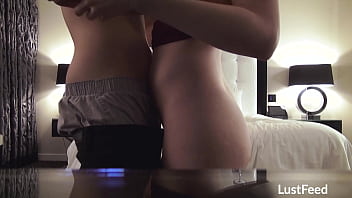 Stunning redhead teen alex harper takes care of a huge cock in this homemade porn video