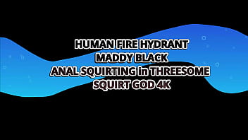 Maddy black's tits bounce as she rides cock & squirts uncontrollably