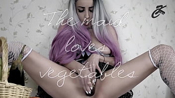 The maid loves vegetables