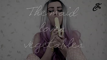 The maid loves vegetables