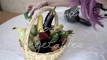 The maid loves vegetables