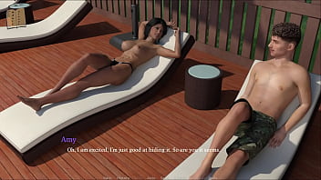 Relaxing afternoon with amy soon get's interesting