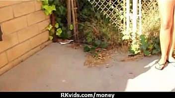 Sexy natural chick trades cash for some rough sex 1