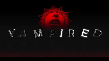 Horny vampire lesbian busty latina babe titsucking redhead during intense gothic sex