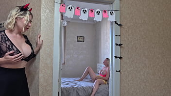 Spy camera caught two girls masturbating – lesbian fun and orgasms