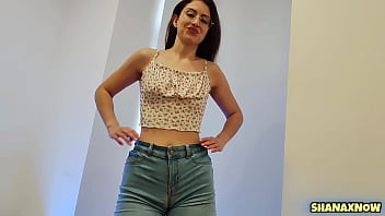 Blue jeans fetish big ass problems clenching shaking cheeks