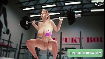 Samus aran working out nude version Samus aran working out nude version