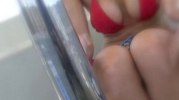 Kelley cabbana shows off her big tits on a carnival ride in public