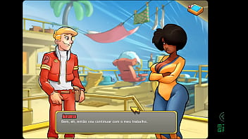 Jogo adulto space rescue ep 29 atendendo aos das negras de luta
