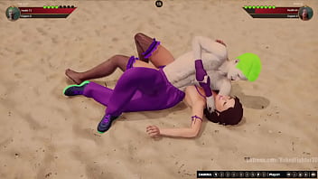Joe vs helena nf3d mixed combat kinky battle