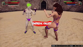Joe vs helena nf3d mixed combat kinky battle