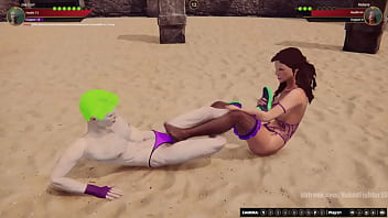 Joe vs helena nf3d mixed combat kinky battle