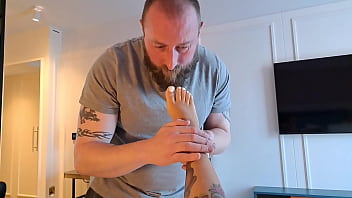 Step sister sweaty foot worship