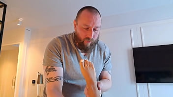 Step sister sweaty foot worship