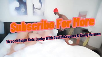 Walked in on bigtxem098 & destinicreams masturbating and they let me join the fun
