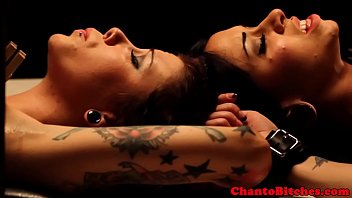 Lezdom mistress ruling over submissives