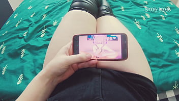 Nazuna nanakusa loves to watch hentai and gets a big dildo inside her pussy and rub her clit Nazuna nanakusa loves to watch hentai and gets a big dildo inside her pussy and rub her clit