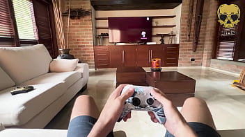 I fuck my stepbrother's best friend before he comes back