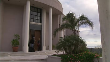 Haley paige's chef delivers hot snacks and gives her a hot beef injection