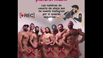 Mañana ya podrás ver en nuestras plataformas nuestras rica y morbosa orgia donde lo pasamos muy bien… los