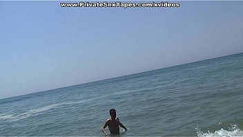Public girlfriend fuck near the beach scene 3