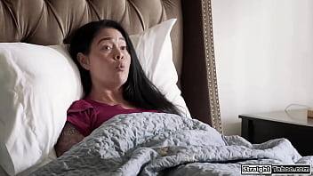 Guy cant believe his ears when stepmom dana vespoli asks him to fuck her stepdaughter kylie rocket ifo teen is cool with it n is pussy licked