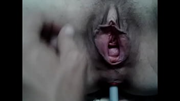 Sexy pussy with dildo