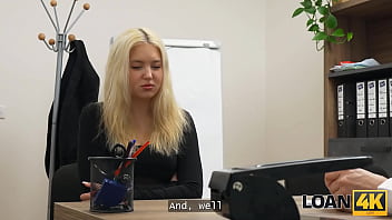 Loan4k girl with a natural sweet body will she get a loan hot sex with nikoletta queen