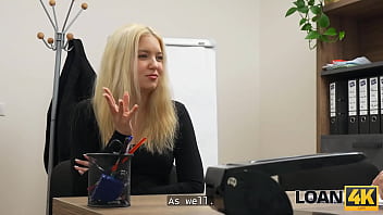 Loan4k girl with a natural sweet body will she get a loan hot sex with nikoletta queen