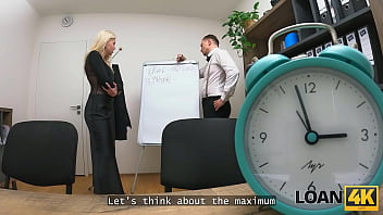 Loan4k girl with a natural sweet body will she get a loan hot sex with nikoletta queen