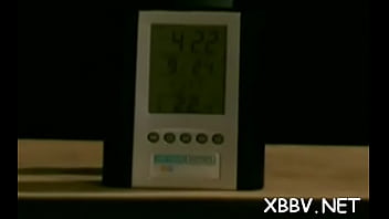 Striking bombshell is masturbating for a lad she likes