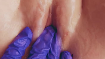 Asmr whore wet dripping pussy fingering orgasm