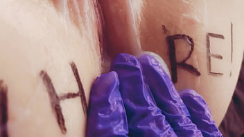 Asmr whore wet dripping pussy fingering orgasm