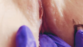 Asmr whore wet dripping pussy fingering orgasm