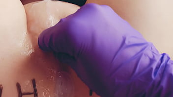 Asmr whore wet dripping pussy fingering orgasm