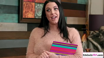 Aidra fox and casey calvert are seeing matchmaking expert angela asks them to try kissing she joins in and goes down licking their pussy