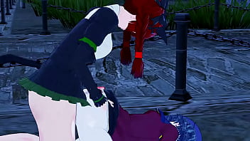 Rin kaenbyou plays with miyako yoshika in the myouren temple cemetery futanari Rin kaenbyou plays with miyako yoshika in the myouren temple cemetery futanari