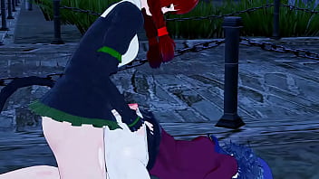 Rin kaenbyou plays with miyako yoshika in the myouren temple cemetery futanari Rin kaenbyou plays with miyako yoshika in the myouren temple cemetery futanari