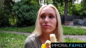 Beautiful stepsister angelika grays takes virginity of shy stepbrother – immoral family 4k