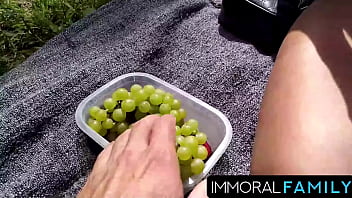 Beautiful stepsister angelika grays takes virginity of shy stepbrother – immoral family 4k