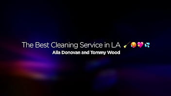 Slutty maid with nice tanned body fucking huge cock aila donovan