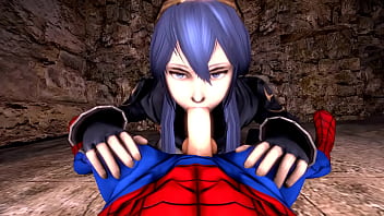 Lucina and spiderman make love to eachother princess x superhero love