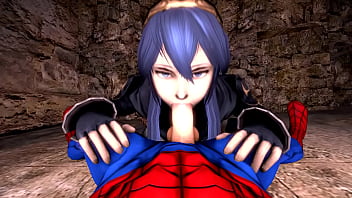 Lucina and spiderman make love to eachother princess x superhero love
