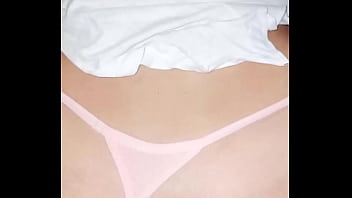 From behind with a panty vibrator