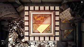 Lara solves a puzzle and gets cum in her pussy for it 3d hentai game