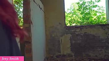 Jeny smith play herself in public place Jeny smith play herself in public place