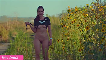 Jeny smith play herself in public place