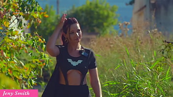 Jeny smith play herself in public place Jeny smith play herself in public place