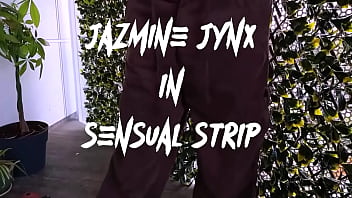 Jazmine jynx stripping down and teasing