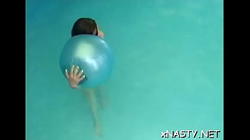 Cunning brunette damsel tianna caresses herself